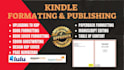 write, edit, format and upload ebook, book on amazon kdp, paperback design, kdp