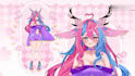 design live2d vtuber model, 2d vtuber model, live2d rigging, vtuber character