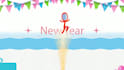 create a happy new year logo