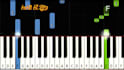 make a custom piano tutorial video for any song