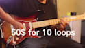 create profesional rnb electric guitar loop