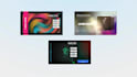 make creative audio spectrum music visualizer with animated lyrics