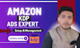 setup, manage your amazon kdp ads, ppc ads, amazon advertising VA in 48h