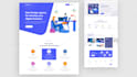 do business website design, website ui ux design, figma website design