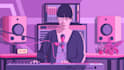 create lofi loop animation and animated your illustration
