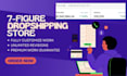 build shopify dropshipping store with winning products and modern design