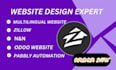 do multilingual website, zillow, n n, odoo website, pabbly automation