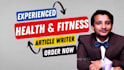 write SEO optimized health, fitness, and medical articles