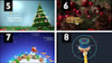 create a christmas greeting video with your logo