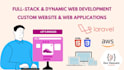 make web application in laravel