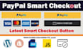 integrate paypal and smart checkout button integration