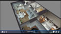 create 3d floor plan render animation and web view