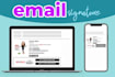 design HTML email signature for real estate agents and realtors