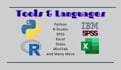 do statistical data analysis in python, r, or spss