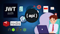build secure rest apis with jwt, database and redis caching