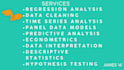 do data analysis, statistical and economic reporting