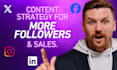 create a social media marketing strategy and content plan