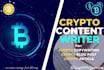 be your copywriter for your crypto website