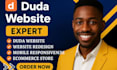 design responsive duda website and build duda website using duda website builder