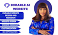 create durable ai website ,customize your website with durable