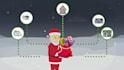 create merry christmas video 2d animation christmas video
