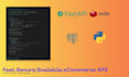 build rest API for ecommerce app using python fastapi