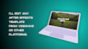 edit after effects template from videohive or other platforms