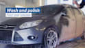 make a car washing, car repair service promo video