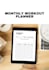 do hyperlinked digital, printable and etsy planner with free stickers pack