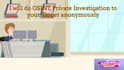 do osint and virtual private investigation on any target