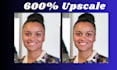 clean and upscale photo resolution