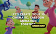 do cinematic 3d cartoon animator disney pixar style expert