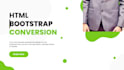 create a custom website in html using html css bootstrap js