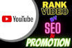 do marketing and manage your youtube channel by SEO and promotion