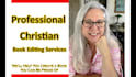 do christian book editing and proofreading, book editor