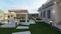 design your garden, pool, landscape photorealistic render