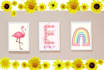 create nursery wall art prints for etsy