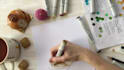 make hand drawn line drawing illustration