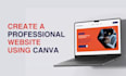 design a custom canva website with a modern design