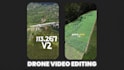 do real estate drone video editing with motion graphics