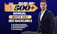 create SEO contextual dofollow backlinks with white hat link building