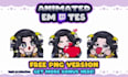custom animated emotes for twitch and discord,
