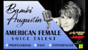 record a professional, female voice over for your project