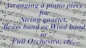 compose, arrange, orchestrate for any purpose you need