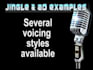 create a short professional jingle or ad
