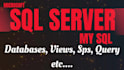 design, develop a custom, scalable sql or nosql databases and queries