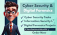 do cybersecurity tasks, digital forensics project, and information security labs