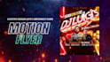 make motion graphics flyer for dj event or music artwork