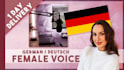 record your script with a german female voice