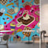 draw a custom hand drawn wall art in doodle style